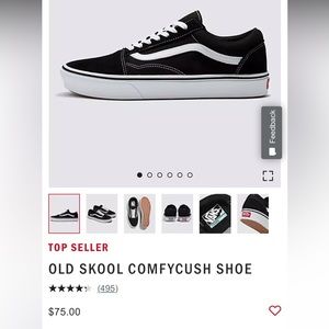 NWT Vans Comfycush Old Skool shoes